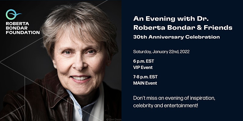 An Evening with Dr. Roberta Bondar & Friends - 30th Anniversary Celebration - banner image