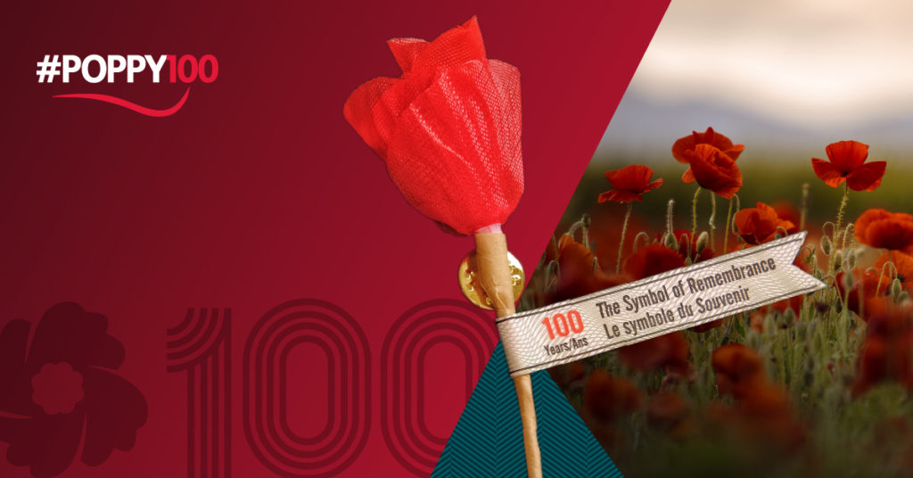 2021 marks the 100th anniversary of the Remembrance Poppy in Canada