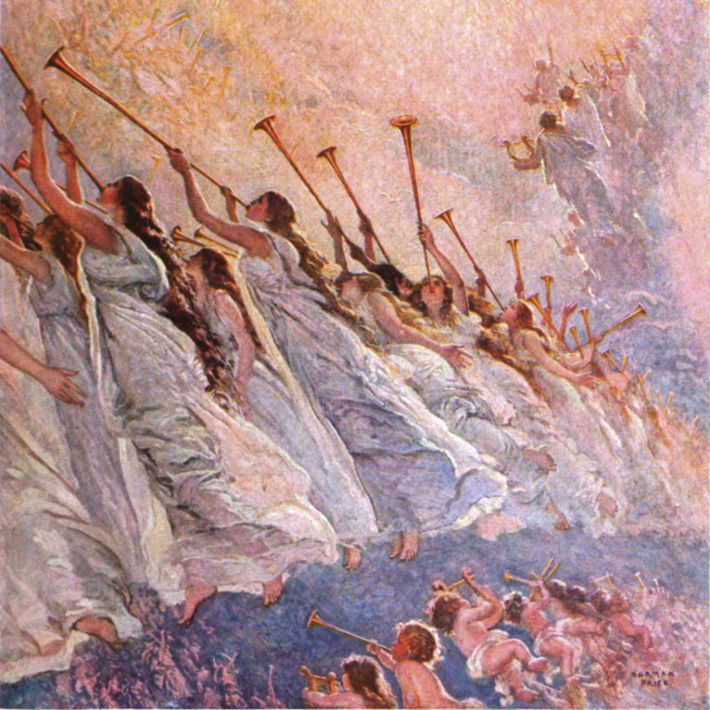 Handel's Messiah, by Norman Price, 1911, public domain, cropped square
