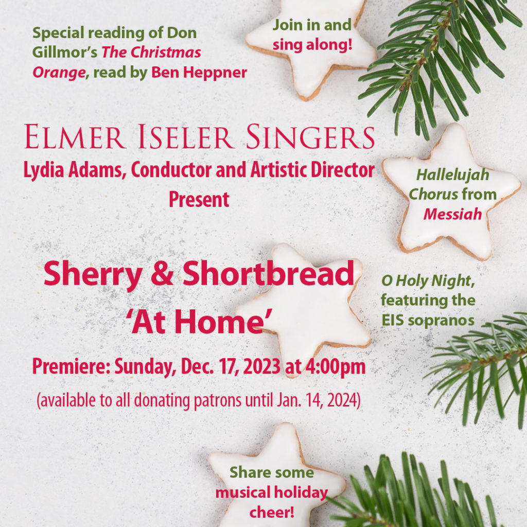 Sherry and Shortbread 'At Home' 2023 mini flyer